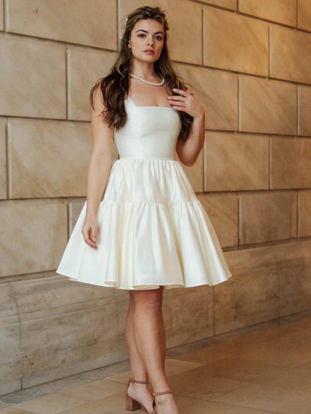 Chelsea Reece Dream Dress in Odette Ivory